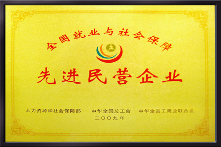 仁和集團榮獲“全國就業(yè)與社會保障先進(jìn)民營企業(yè)”榮譽稱號